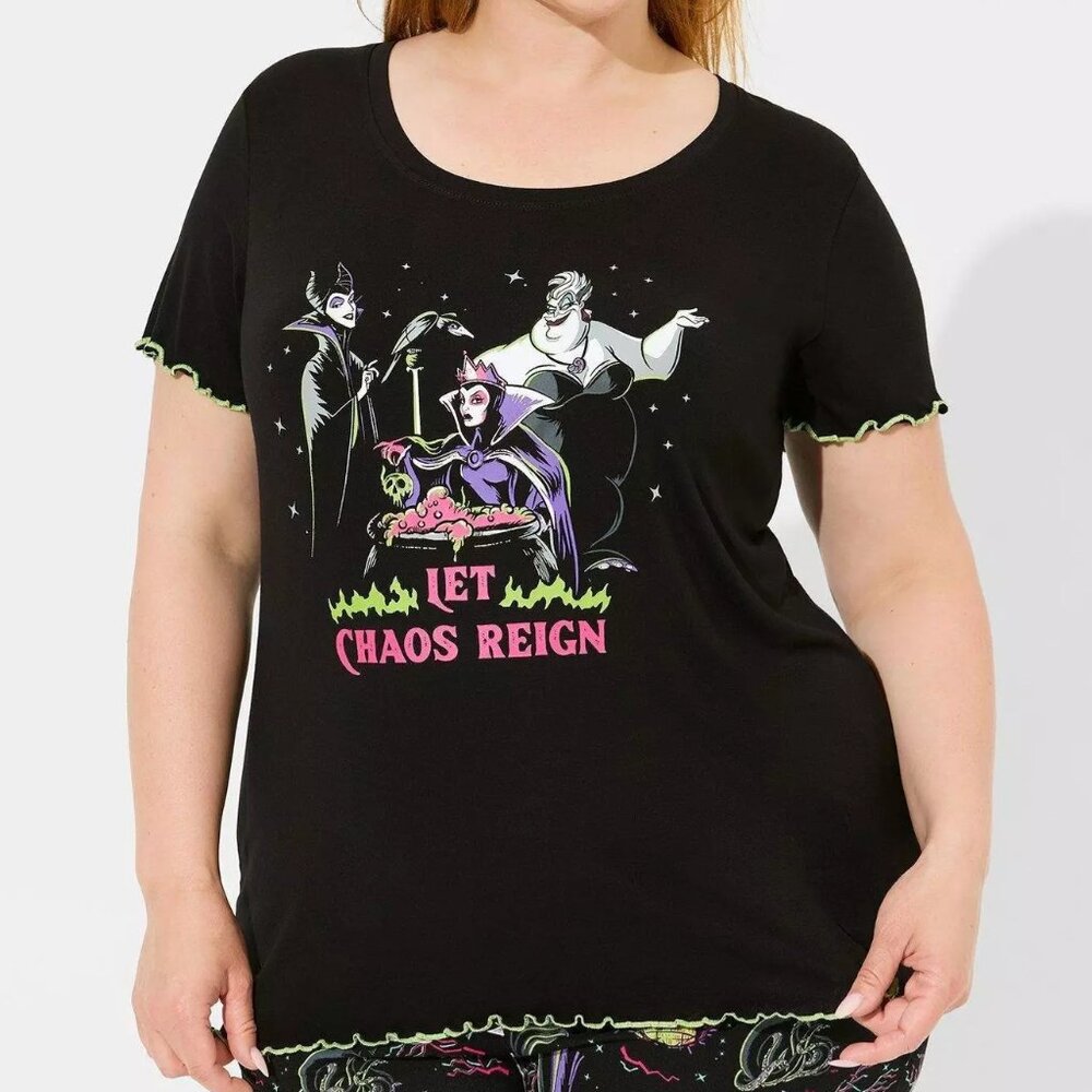 ❤️NWT TORRID TEE DISNEY VILLAINS URSULA EVIL QUEEN MALEFICENT PLUS SIZE